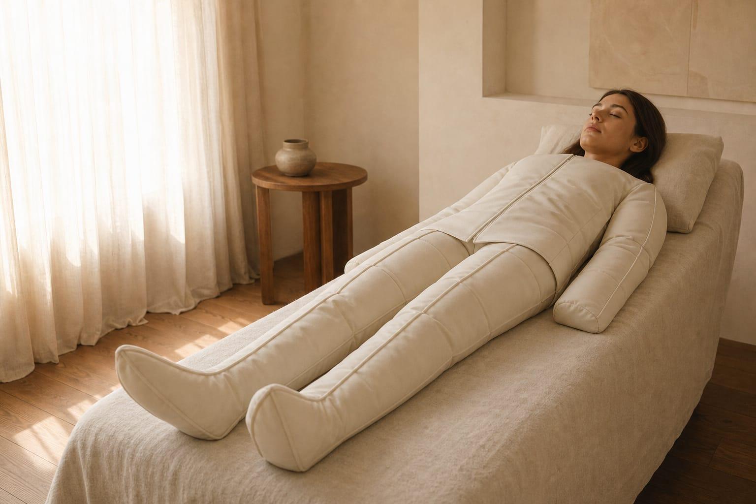 Manuelle Lymphdrainage am Körper